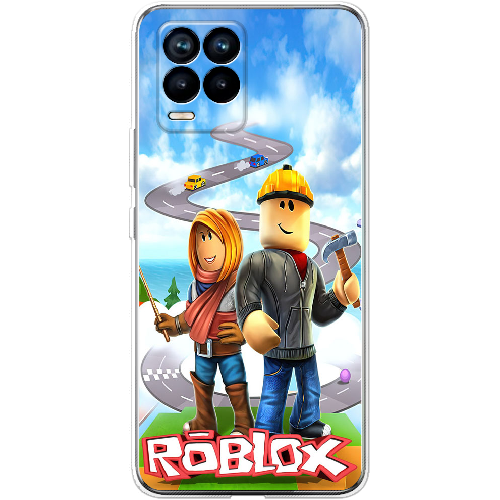 Чехол BoxFace Realme 8 Roblox Білдерман