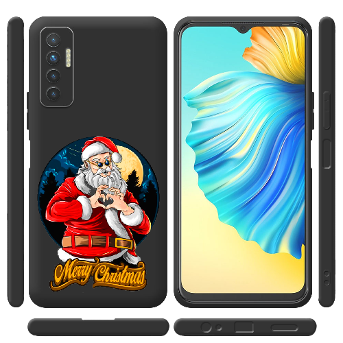 Чехол BoxFace Tecno Camon 17P Cool Santa and heart