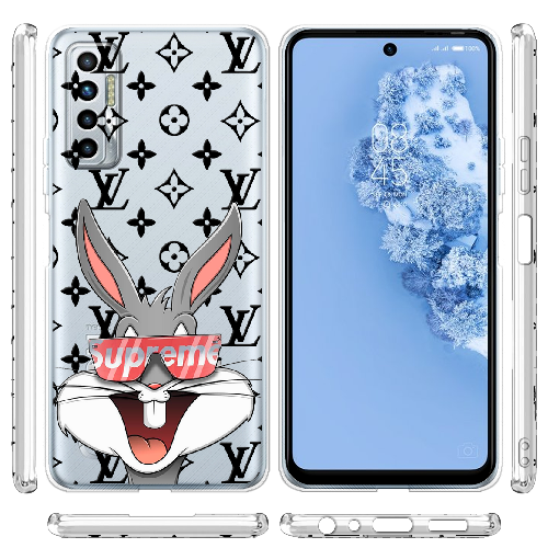 Чехол BoxFace Tecno Camon 17P looney bunny