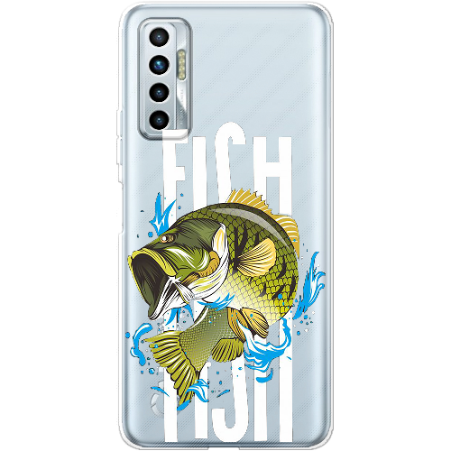 Чехол BoxFace Tecno Camon 17P Bass fish
