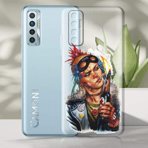 Чехол BoxFace Tecno Camon 17P Tanker Girl