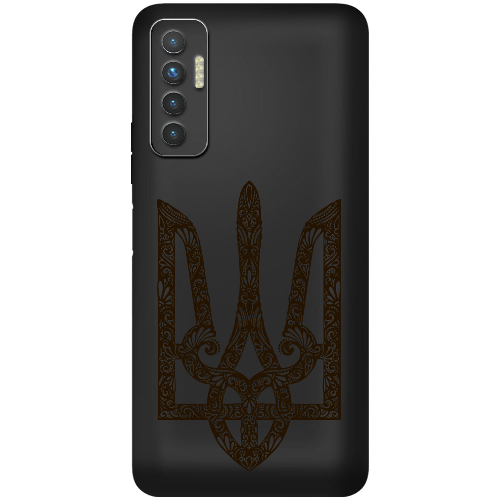 Чехол BoxFace Tecno Camon 17P Ukrainian Black Trident