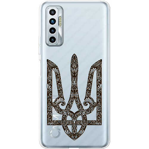 Чехол BoxFace Tecno Camon 17P Ukrainian Black Trident