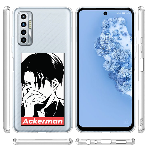 Чехол BoxFace Tecno Camon 17P Attack On Titan - Ackerman