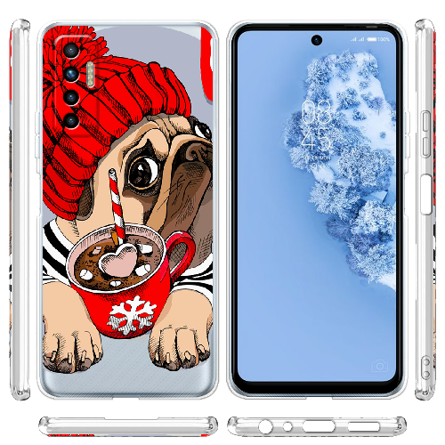 Чехол BoxFace Tecno Camon 17P Winter Puggy