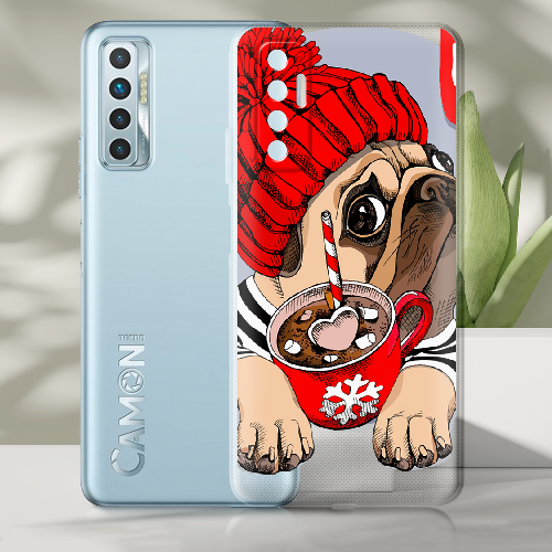 Чехол BoxFace Tecno Camon 17P Winter Puggy