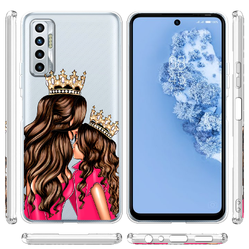 Чехол BoxFace Tecno Camon 17P Queen and Princess