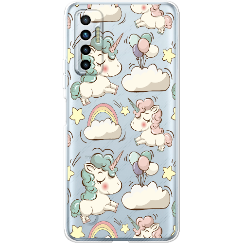 Чехол BoxFace Tecno Camon 17P Unicorns