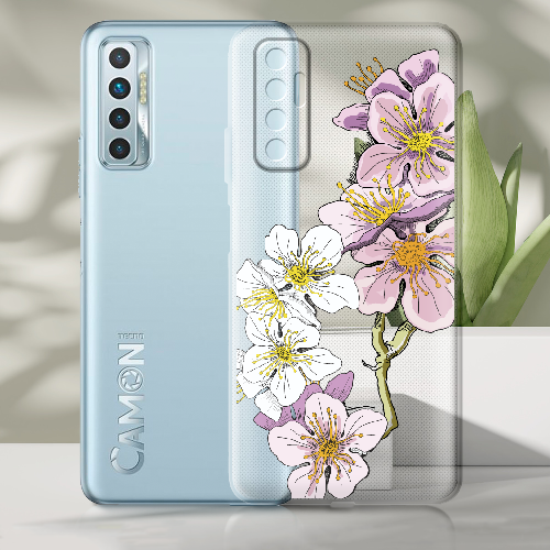 Чехол BoxFace Tecno Camon 17P Cherry Blossom