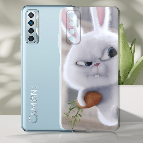 Чехол BoxFace Tecno Camon 17P Rabbit Snowball