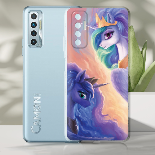 Чехол BoxFace Tecno Camon 17P My Little Pony Rarity Princess Luna