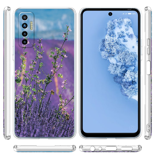 Чехол BoxFace Tecno Camon 17P Lavender Field