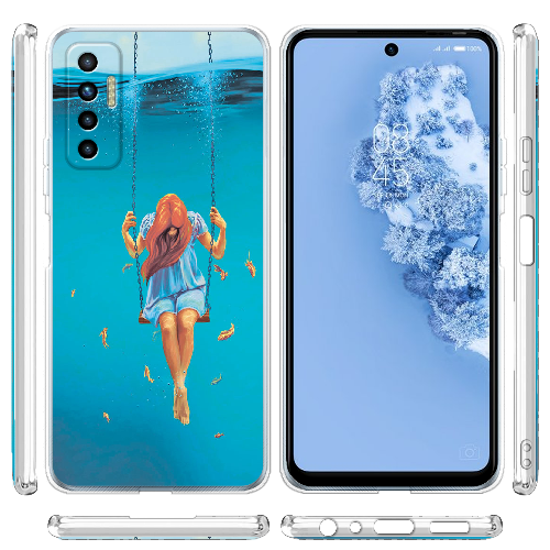 Чехол BoxFace Tecno Camon 17P Girl In The Sea