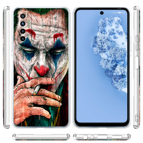 Чехол BoxFace Tecno Camon 17P Joker Smoking