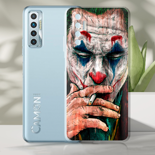 Чехол BoxFace Tecno Camon 17P Joker Smoking