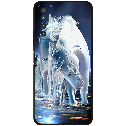 Чехол BoxFace Tecno Camon 17P White Horse