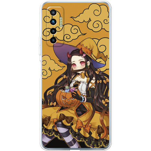 Чехол BoxFace Tecno Camon 17P Kamado Nezuko Halloween