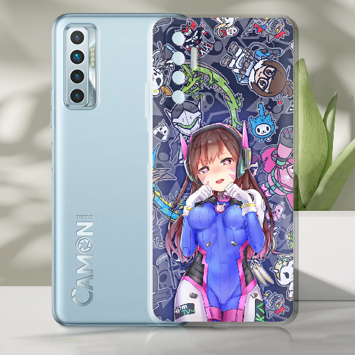 Чехол BoxFace Tecno Camon 17P Overwatch D.VA