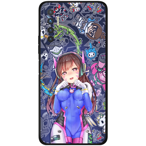 Чехол BoxFace Tecno Camon 17P Overwatch D.VA