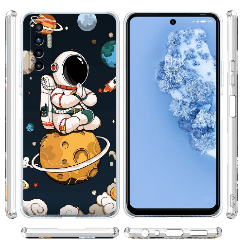 Чехол BoxFace Tecno Camon 17P Astronaut