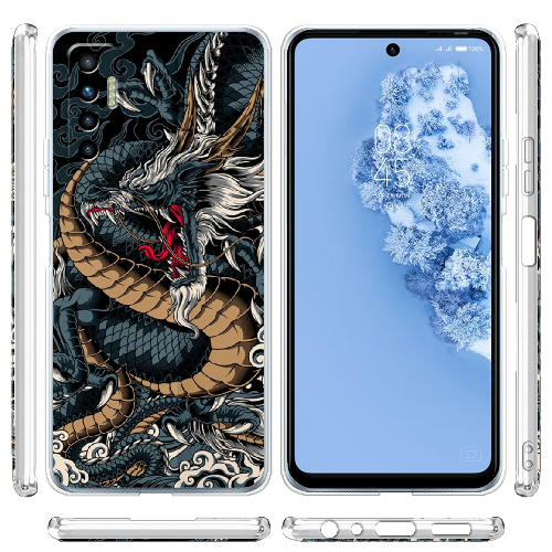 Чехол BoxFace Tecno Camon 17P Dragon Ryujin