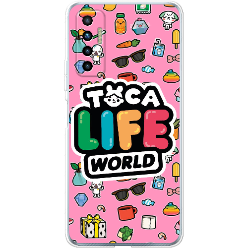 Чехол BoxFace Tecno Camon 17P Toca Boca Life World