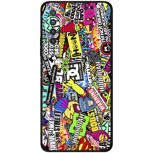 Чехол BoxFace Tecno Camon 17P Multicolored Inscriptions