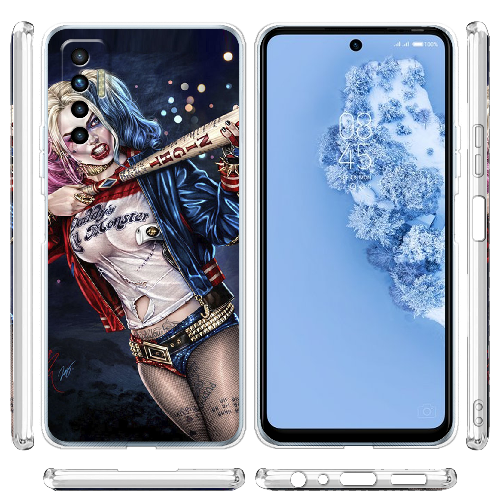 Чехол BoxFace Tecno Camon 17P Harley Quinn