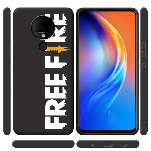 Чехол BoxFace Tecno Spark 6 Белый Free Fire