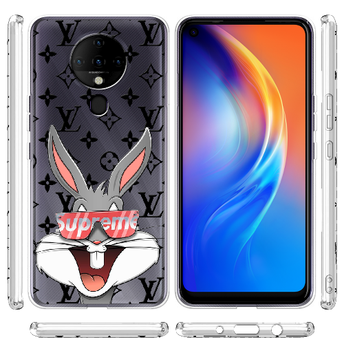 Чехол BoxFace Tecno Spark 6 looney bunny