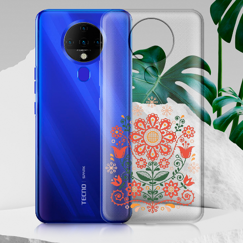 Чехол BoxFace Tecno Spark 6 Ukrainian Ornament