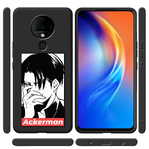 Чехол BoxFace Tecno Spark 6 Attack On Titan - Ackerman