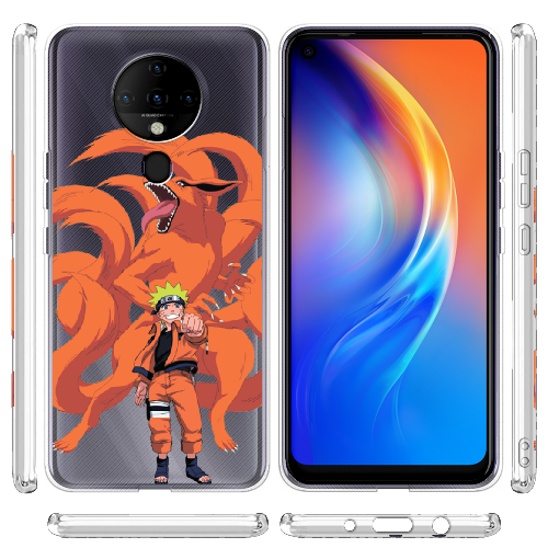 Чехол BoxFace Tecno Spark 6 Naruto and Kurama