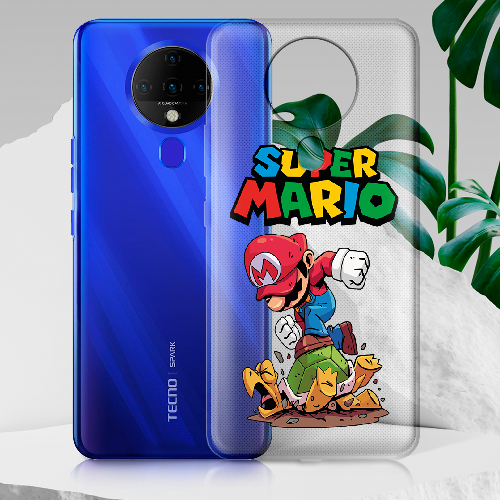 Чехол BoxFace Tecno Spark 6 Super Mario