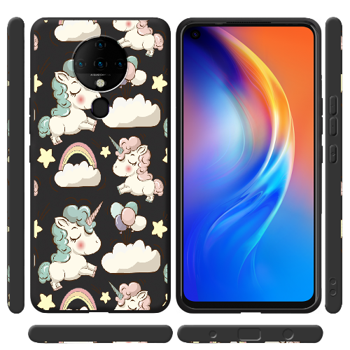 Чехол BoxFace Tecno Spark 6 Unicorns