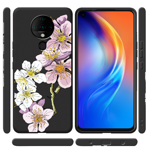 Чехол BoxFace Tecno Spark 6 Cherry Blossom