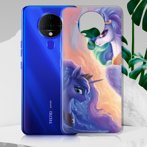 Чехол BoxFace Tecno Spark 6 My Little Pony Rarity Princess Luna