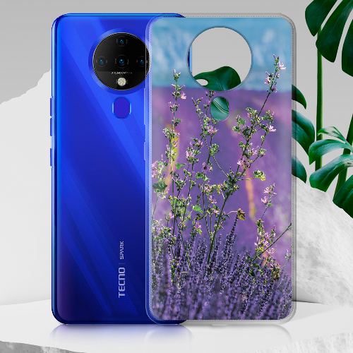 Чехол BoxFace Tecno Spark 6 Lavender Field