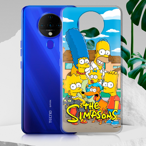 Чехол BoxFace Tecno Spark 6 the simpsons