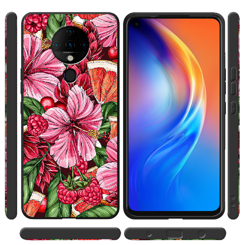 Чехол BoxFace Tecno Spark 6 Tropical Flowers