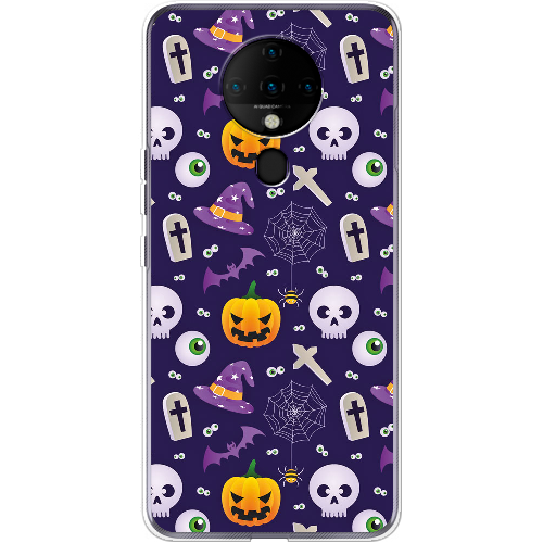 Чехол BoxFace Tecno Spark 6 Halloween Purple Mood