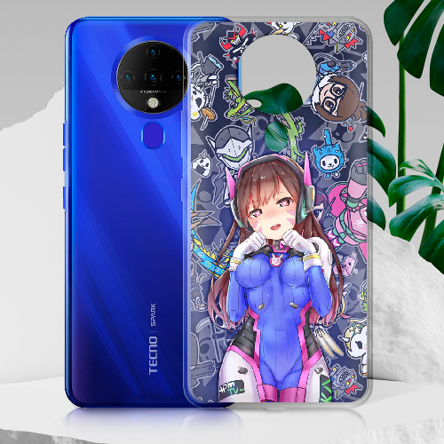 Чехол BoxFace Tecno Spark 6 Overwatch D.VA