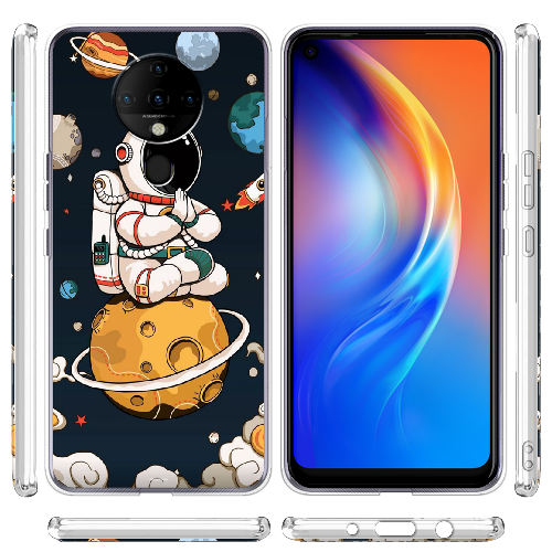 Чехол BoxFace Tecno Spark 6 Astronaut