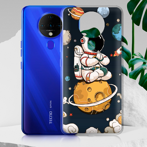 Чехол BoxFace Tecno Spark 6 Astronaut