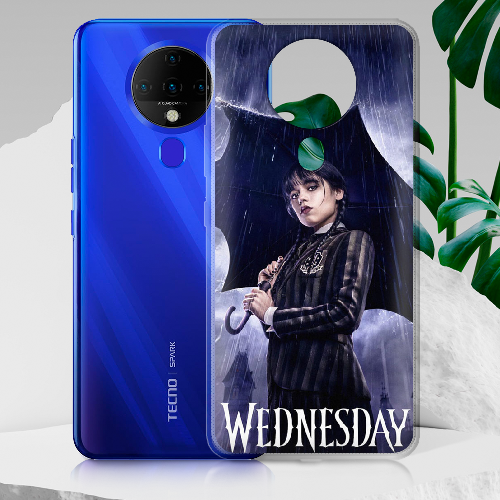 Чехол BoxFace Tecno Spark 6 Wednesday Addams