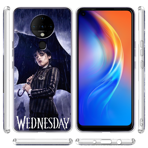 Чехол BoxFace Tecno Spark 6 Wednesday Addams