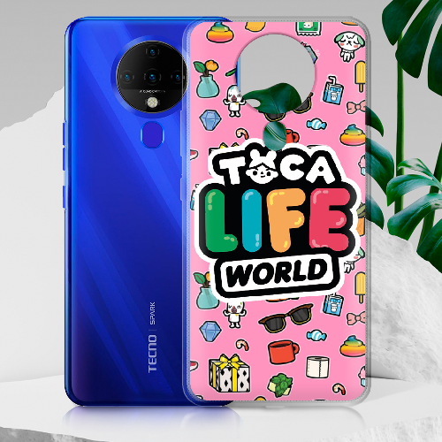 Чехол BoxFace Tecno Spark 6 Toca Boca Life World