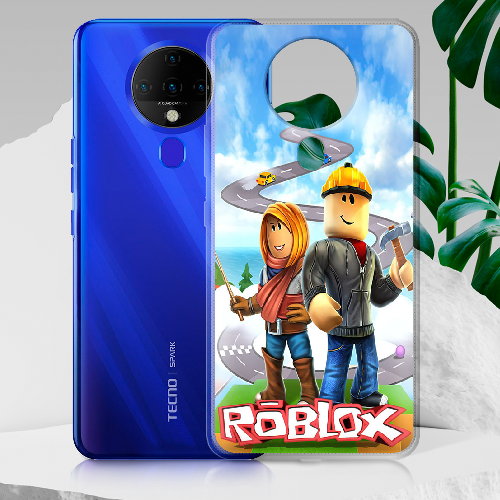 Чехол BoxFace Tecno Spark 6 Roblox Білдерман