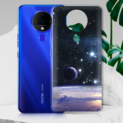 Чехол BoxFace Tecno Spark 6 Space Landscape