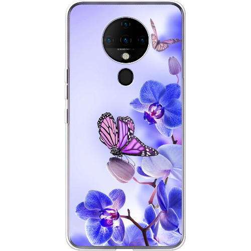 Чехол BoxFace Tecno Spark 6 Orchids and Butterflies